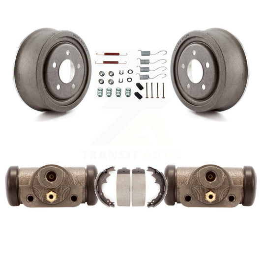 Brake Drum Shoes Spring And Cylinders Rear Kit For Jeep Wrangler TJ
