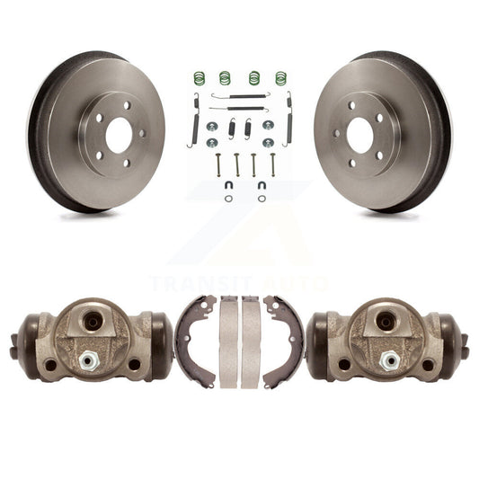 Brake Drum Shoes Spring And Cylinders Rear Kit For Subaru Forester Impreza