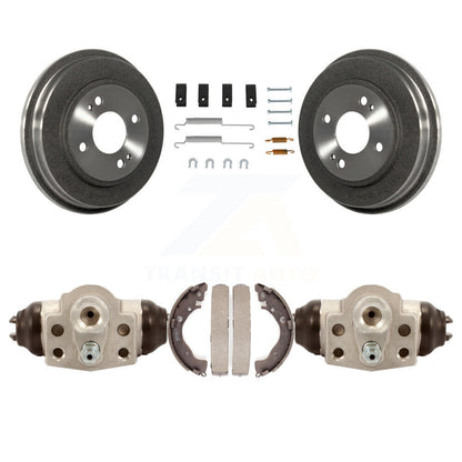 Brake Drum Shoes Spring And Cylinders Rear Kit For 2010-2014 Honda Insight