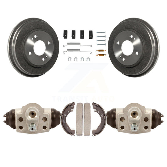 Brake Drum Shoes Spring And Cylinders Rear Kit For 2010-2014 Honda Insight