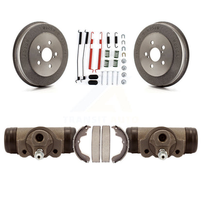 Brake Drum Shoes Spring And Cylinders Rear Kit For Pontiac Vibe Toyota Matrix