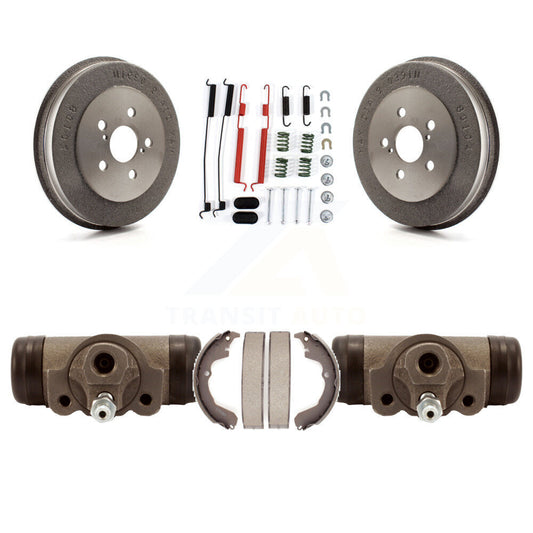 Brake Drum Shoes Spring And Cylinders Rear Kit For Pontiac Vibe Toyota Matrix