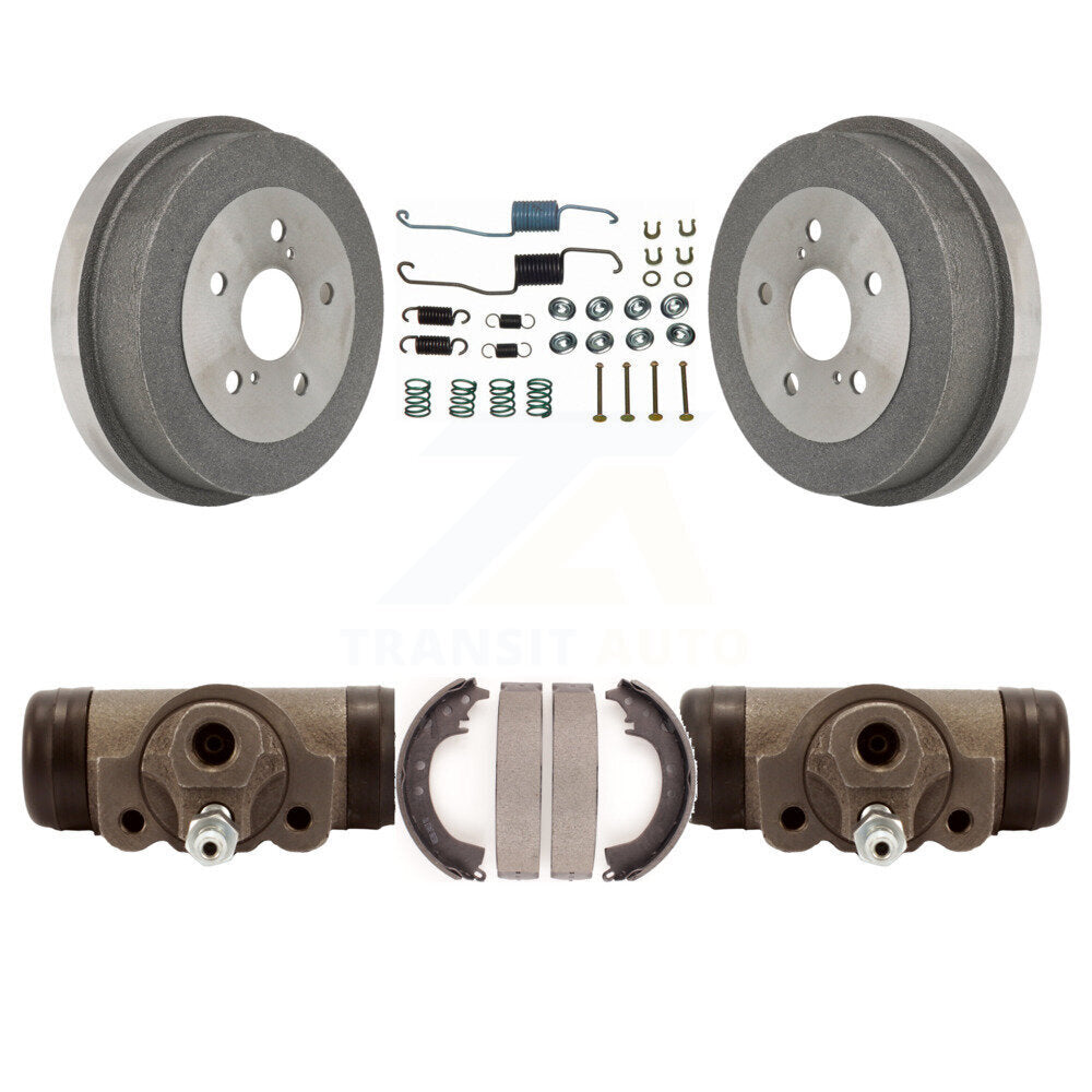 Brake Drum Shoes Spring And Cylinders Rear Kit For 2002 Toyota RAV4 GAS engine