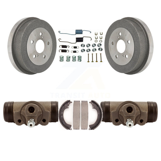 Brake Drum Shoes Spring And Cylinders Rear Kit For 2002 Toyota RAV4 GAS engine