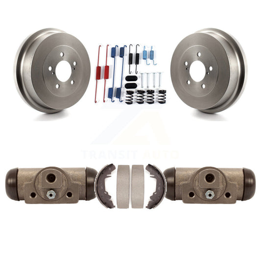 Brake Drum Shoe Spring Cylinder Rear Kit For Dodge Caravan Grand Chrysler Town &