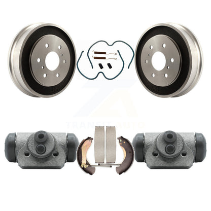 Brake Drum Shoe Spring Cylinder Rear Kit For Chevrolet Silverado 1500 GMC Sierra
