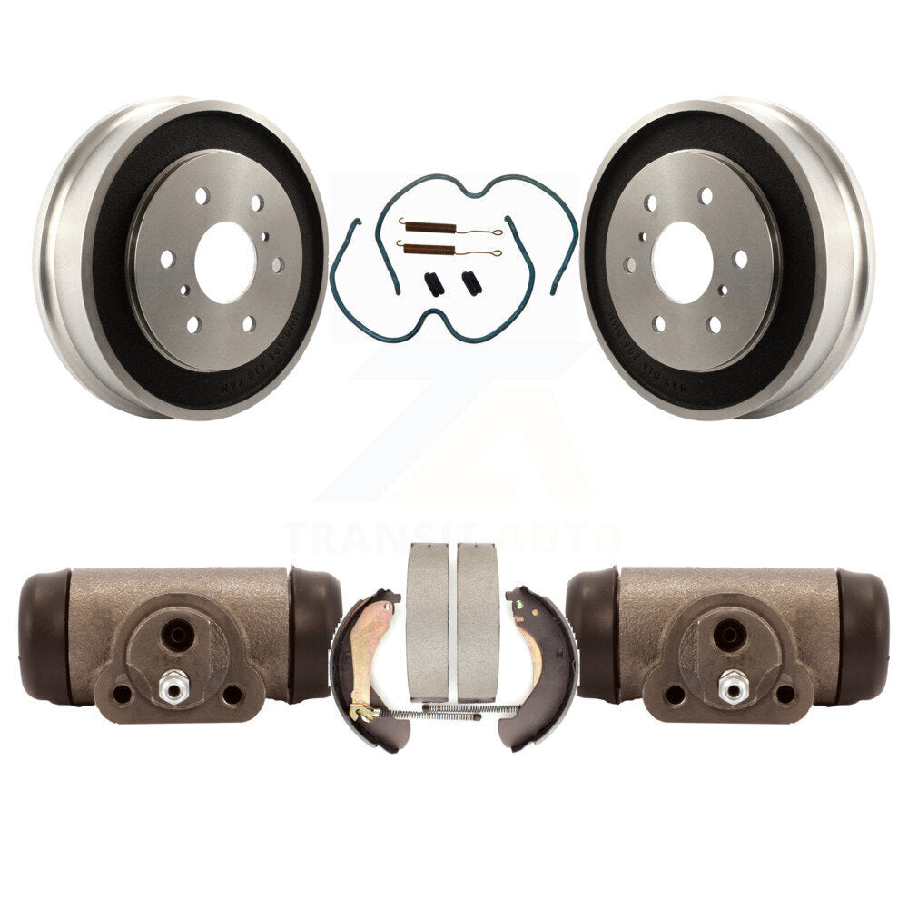 Brake Drum Shoe Spring Cylinder Rear Kit For Chevrolet Silverado 1500 GMC Sierra