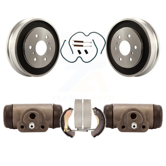 Brake Drum Shoe Spring Cylinder Rear Kit For Chevrolet Silverado 1500 GMC Sierra
