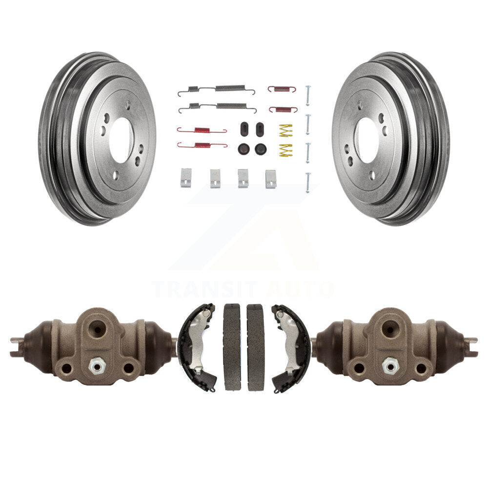 Brake Drum Shoes Spring And Cylinders Rear Kit For Hyundai Accent Kia Rio Rio5