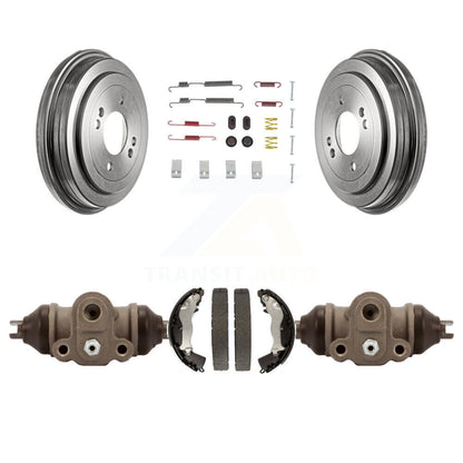 Brake Drum Shoes Spring And Cylinders Rear Kit For Hyundai Accent Kia Rio Rio5