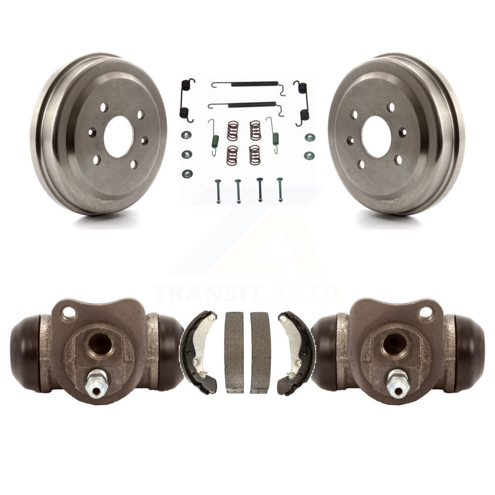 Brake Drum Shoe Spring & Cylinder Rear Kit For Chevrolet Aveo Pontiac Aveo5 Wave