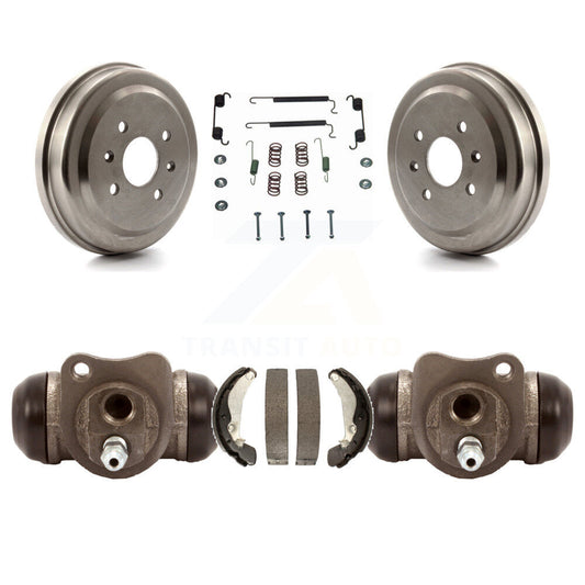 Brake Drum Shoe Spring & Cylinder Rear Kit For Chevrolet Aveo Pontiac Aveo5 Wave