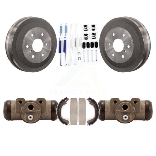 Brake Drum Shoe Spring Cylinder Rear Kit For GMC Sierra 1500 Chevrolet Silverado