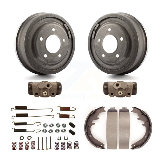 Brake Drum Shoe Spring And Cylinder Rear Kit (6Pc) For Ford E-150 Econoline Club