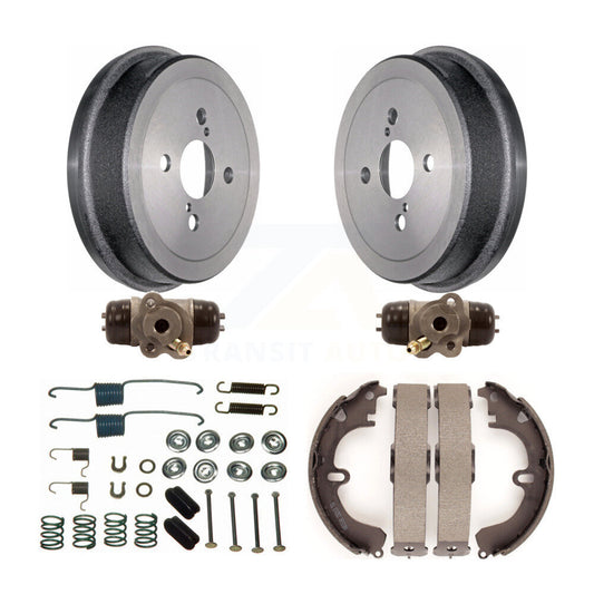 Brake Drum Shoes Spring And Cylinders Rear Kit (6Pc) For Toyota Corolla Non-ABS