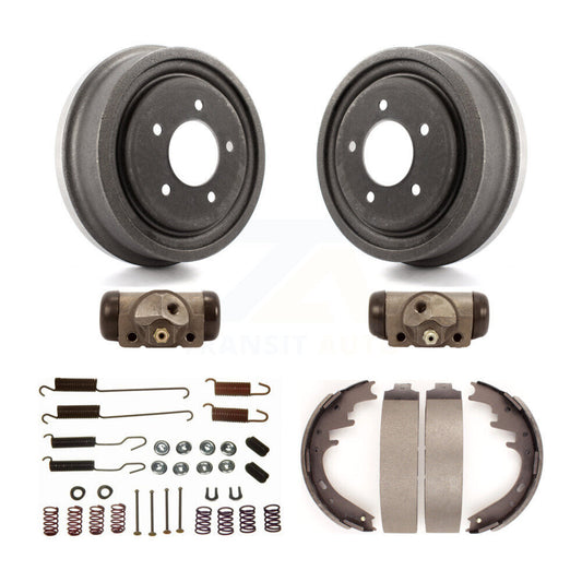 Brake Drum Shoes Spring And Cylinders Rear Kit (6Pc) For Ford F-150