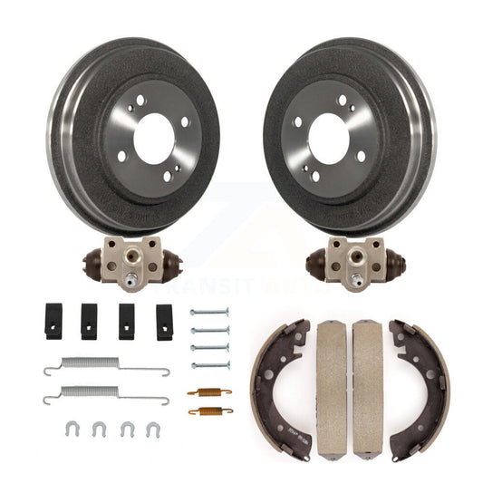 Brake Drum Shoes Spring And Cylinders Rear Kit (6Pc) For Honda Civic
