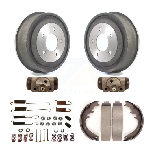 Brake Drum Shoe Spring And Cylinder Rear Kit (6Pc) For Ford E-150 Econoline Club