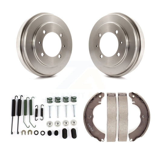 Brake Drum Shoe Spring Rear Kit For 07 Mitsubishi Lancer With 15" Factory Wheels