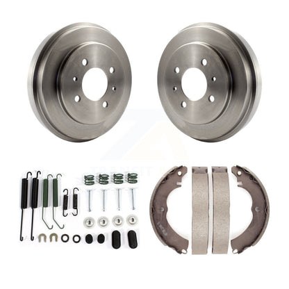 Brake Drum Shoe Spring Rear Kit For 07 Mitsubishi Lancer With 14" Factory Wheels