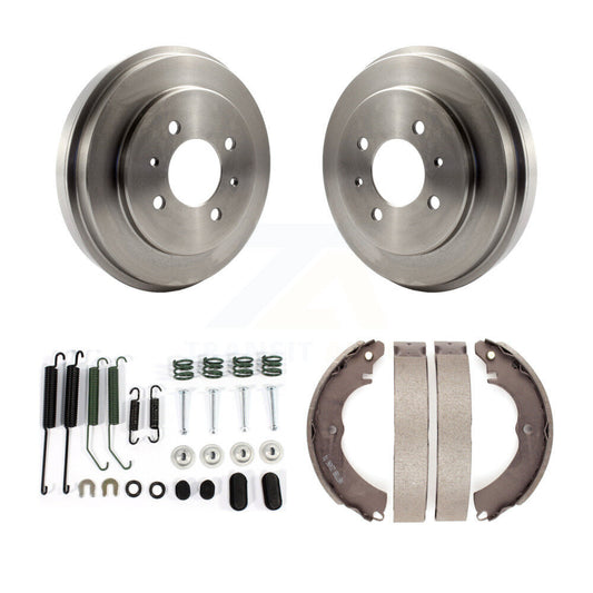 Brake Drum Shoe Spring Rear Kit For 07 Mitsubishi Lancer With 14" Factory Wheels