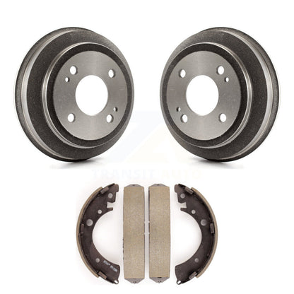 Brake Drum Shoes Rear Kit For Honda Civic EX DX with Coupe Manual transmission