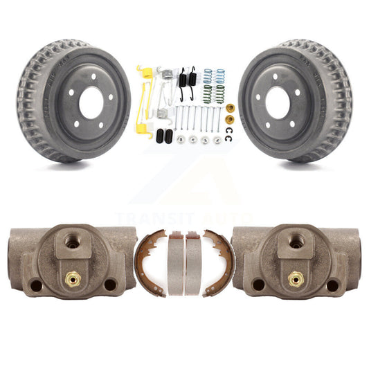 Brake Drum Shoes Spring And Cylinders Rear Kit For Buick Electra