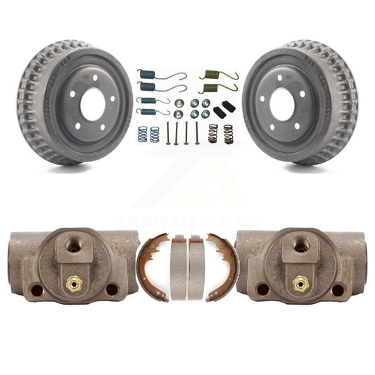 Brake Drum Shoes Spring And Cylinders Rear Kit For Oldsmobile 98