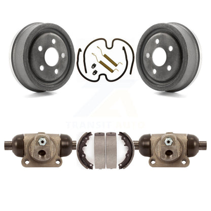 Brake Drum Shoes Spring And Cylinders Rear Kit For Pontiac Sunfire