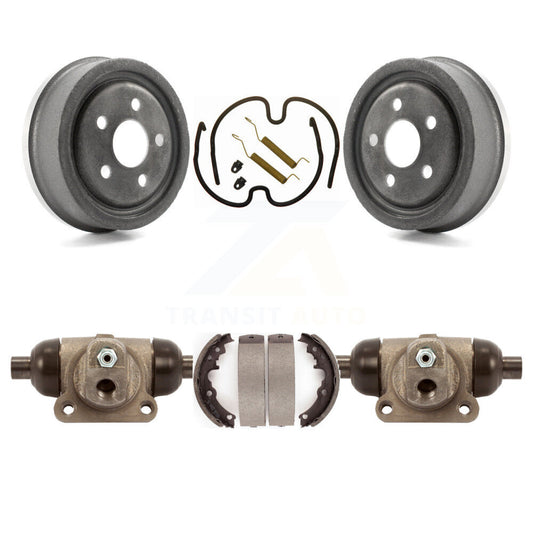 Brake Drum Shoes Spring And Cylinders Rear Kit For Pontiac Sunfire