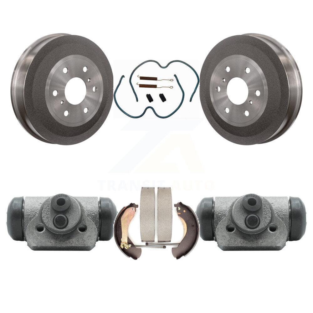 Brake Drum Shoe Spring Cylinder Rear Kit For Chevrolet Silverado 1500 GMC Sierra