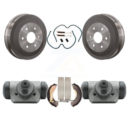 Brake Drum Shoe Spring Cylinder Rear Kit For Chevrolet Silverado 1500 GMC Sierra