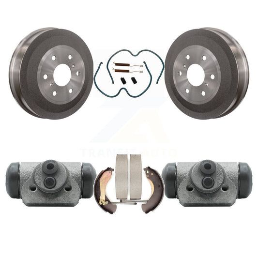 Brake Drum Shoe Spring Cylinder Rear Kit For Chevrolet Silverado 1500 GMC Sierra