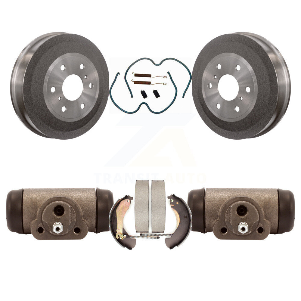 Brake Drum Shoe Spring Cylinder Rear Kit For Chevrolet Silverado 1500 GMC Sierra