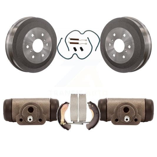 Brake Drum Shoe Spring Cylinder Rear Kit For Chevrolet Silverado 1500 GMC Sierra
