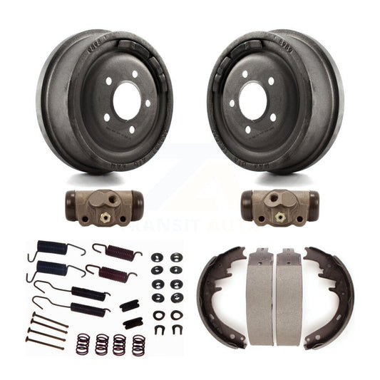 Brake Drum Shoes Spring And Cylinders Rear Kit (6Pc) For Ford F-150