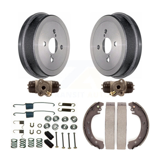 Brake Drum Shoes Spring Cylinder Rear Kit (6Pc) For 02 Toyota Corolla From 04