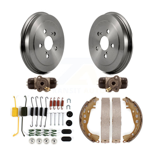 Brake Drum Shoes Spring And Cylinders Rear Kit (6Pc) For 2004-2007 Toyota Prius