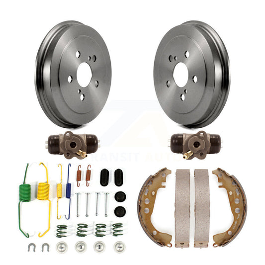 Brake Drum Shoes Spring And Cylinders Rear Kit (6Pc) For 2008 Toyota Prius