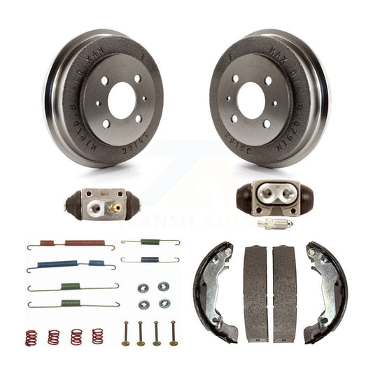Brake Drum Shoes Spring And Cylinder Rear Kit (6Pc) For 2003-2005 Hyundai Accent