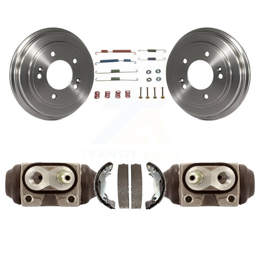 Brake Drum Shoes Spring And Cylinders Rear Kit For 2008-2010 Hyundai Elantra