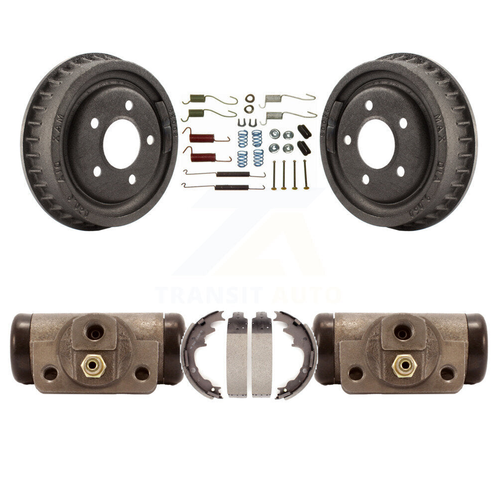 Brake Drum Shoe Spring & Cylinder Rear Kit For Mazda B4000 With 9" Diameter