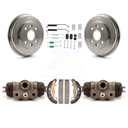 Brake Drum Shoes Spring And Cylinders Rear Kit For 2011-2014 Mazda 2