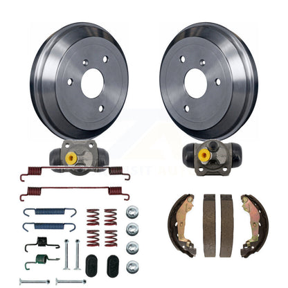 Brake Drum Shoes Spring And Cylinders Rear Kit (6Pc) For Smart Fortwo