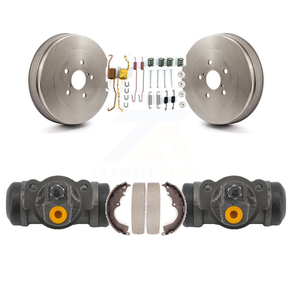 Brake Drum Shoe Spring Cylinder Rear Kit For Toyota Tacoma RWD With 6 Lug Wheels