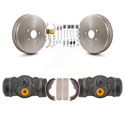 Brake Drum Shoe Spring Cylinder Rear Kit For Toyota Tacoma RWD With 6 Lug Wheels