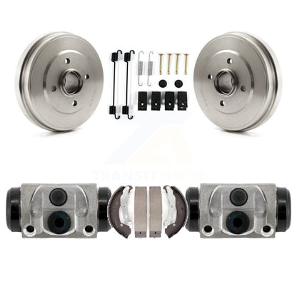 Brake Drum Shoes Spring And Cylinders Rear Kit For Nissan Versa Note Micra