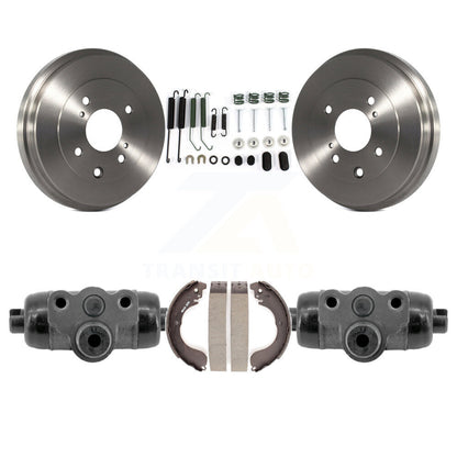Brake Drum Shoes Spring And Cylinders Rear Kit For 2008 Nissan Versa 4-Wheel ABS