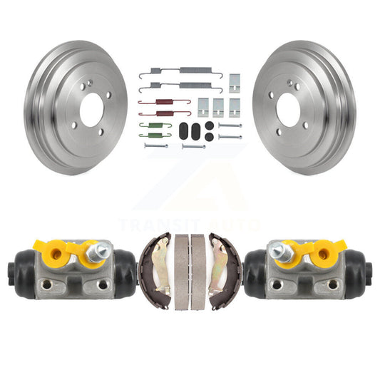 Brake Drum Shoes Spring And Cylinders Rear Kit For 2012-2017 Hyundai Accent