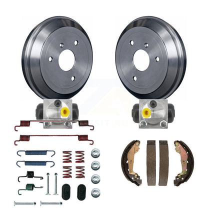 Brake Drum Shoes Spring And Cylinders Rear Kit (6Pc) For Smart Fortwo